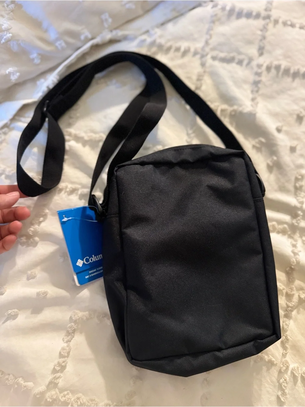 Columbia Black Compact Crossbody Messenger Bag